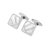 方形鑽石袖口鈕 - WILLS JEWELLERY