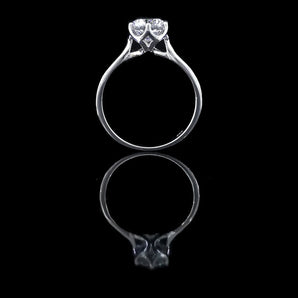 經典六爪大教堂式刀肶鑽石戒指款式 - WILLS JEWELLERY