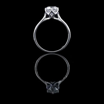 經典六爪大教堂式刀肶鑽石戒指款式 - WILLS JEWELLERY