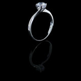 經典四爪扭肶鑽石戒指款式 - WILLS JEWELLERY