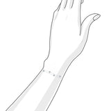 五小花 • 雙行鑽石手鏈 - WILLS JEWELLERY