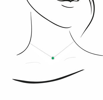 《圓 • 緣》綠寶石頸鏈 - WILLS JEWELLERY