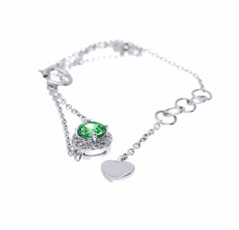 《圓 • 緣》綠寶石手鏈 - WILLS JEWELLERY