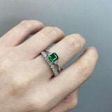 復古幾何・鑽石珠邊線戒 - WILLS JEWELLERY