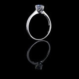 經典四爪皇冠刀肶鑽石戒指款式 - WILLS JEWELLERY