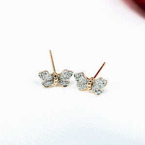 小蝴蝶鑽石耳環 - WILLS JEWELLERY