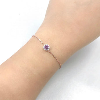 《圓 • 緣》粉紅寶石手鏈 - WILLS JEWELLERY