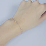 小白鑽手鏈 - WILLS JEWELLERY