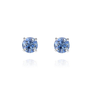 《圓 • 緣》藍寶石清鑲耳環 - WILLS JEWELLERY