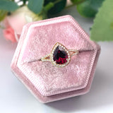 火焰石榴石(Pyrope Garnet)復古戒指 - WILLS JEWELLERY