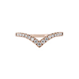 V形鑽石線戒 - WILLS JEWELLERY