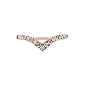 V形鑽石線戒 - WILLS JEWELLERY