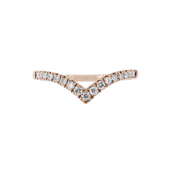 V形鑽石線戒 - WILLS JEWELLERY