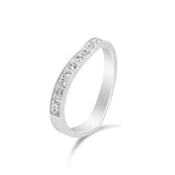 V形鑽石線戒III - WILLS JEWELLERY