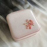 WILLS 精美綉花絲絨多用途旅行首飾盒 - WILLS JEWELLERY