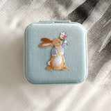 WILLS 精美綉花絲絨多用途旅行首飾盒 - WILLS JEWELLERY